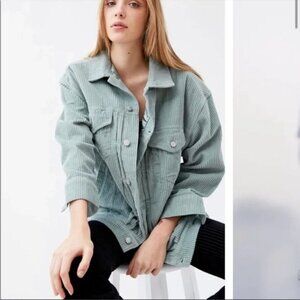 BDG UO Urban Outfitters Jana Wide Wale Corduroy Trucker Jacket Sz XS/S
